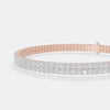 Minimalist Double Pave Diamond Bracelet