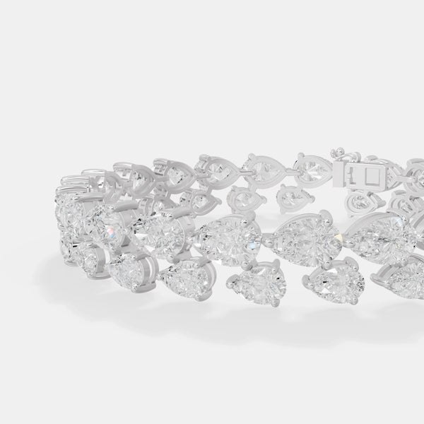 The Cascade Pear Bracelet