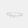 The Toi et Moi Pear Open Bangle