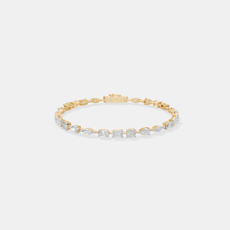 The Multi-Shape Harmony Tennis Bracelet