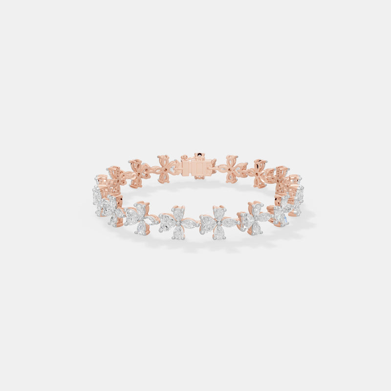 The Petal Blossom Tennis Bracelet