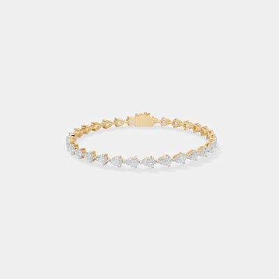 The Petite Pear Drop Bracelet