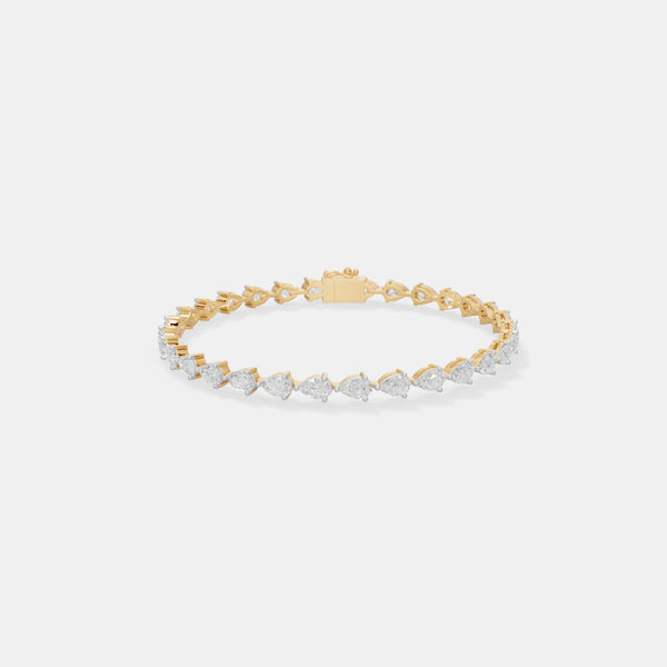 The Petite Pear Drop Bracelet
