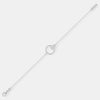 The Halo Emerald Minimalist Chain Bracelet