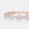 Marquise Petal Lace Diamond Bracelet
