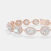 Multi-Shape Luminary Halo Statement Bracelet