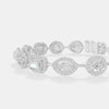 Multi-Shape Luminary Halo Statement Bracelet