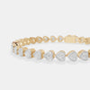 Eternal Heart Diamond Tennis Bracelet
