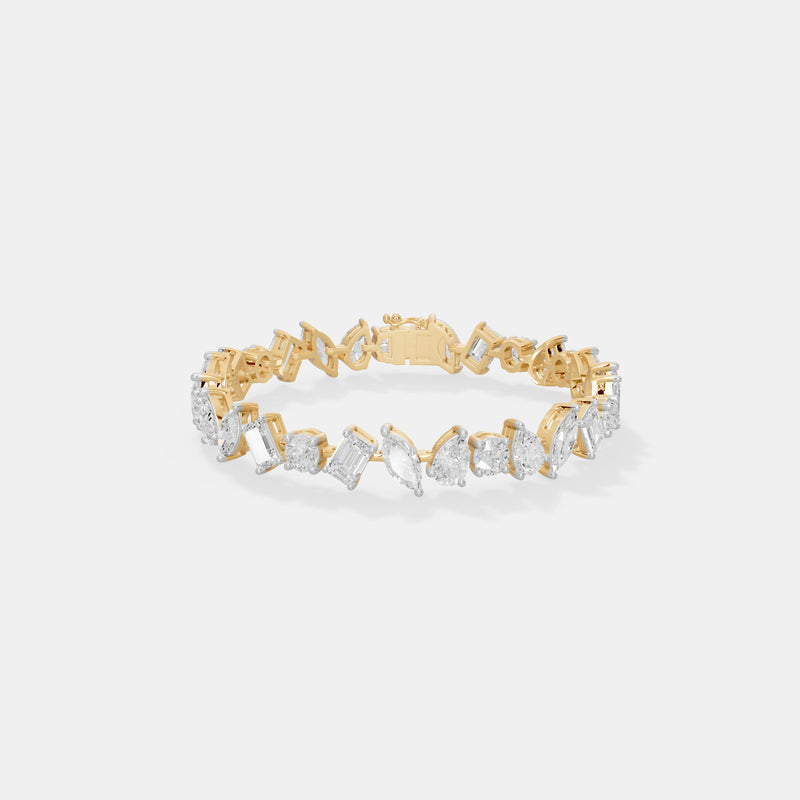 The Scattered Multi-Cut Statement Bracelet