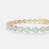 The Infinite Pear-Cut Linked Tennis Bracelet
