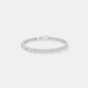 The Alternating Emerald & Round Brilliance Bracelet