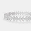 The Petite Floral Cluster Diamond Bracelet
