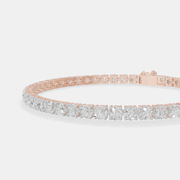 The Classic Round Brilliant Essential Tennis Bracelet