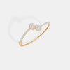 The Toi et Moi Pear-Drop Bypass Bangle