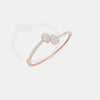The Toi et Moi Pear-Drop Bypass Bangle