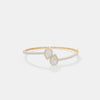 The Toi et Moi Pear-Drop Bypass Bangle
