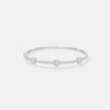 The Hexagon Floating Cluster Pavé Bangle