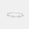 The Hexagon Floating Cluster Pavé Bangle