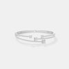The Interstellar Triple-Band Pavé Bangle