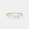 The Interstellar Triple-Band Pavé Bangle