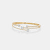 The Interstellar Triple-Band Pavé Bangle