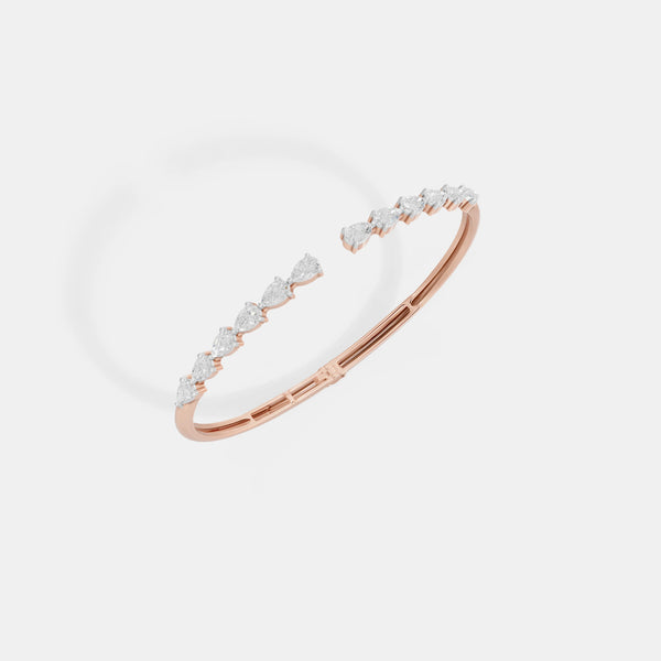 The Infinite Pear-Shape Open Bangle
