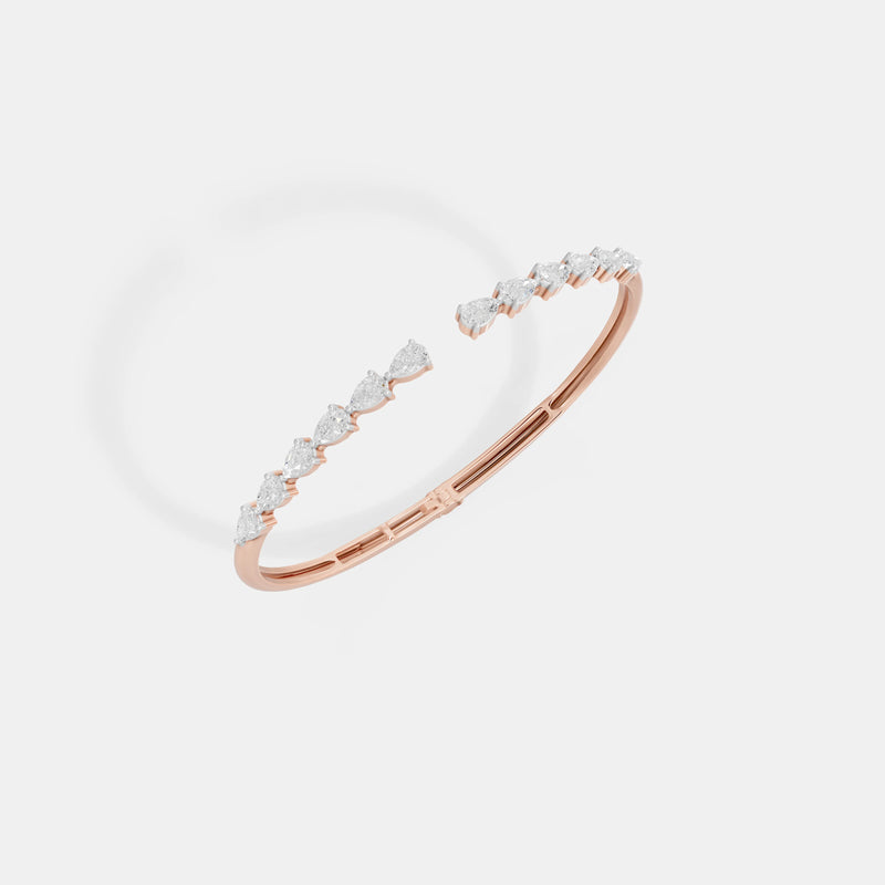 The Infinite Pear-Shape Open Bangle