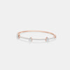 The Trio Pear-Drop Pavé Bangle