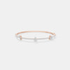 The Trio Pear-Drop Pavé Bangle