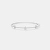 The Trio Pear-Drop Pavé Bangle