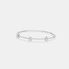 The Trio Pear-Drop Pavé Bangle