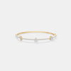 The Trio Pear-Drop Pavé Bangle