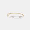 The Trio Pear-Drop Pavé Bangle