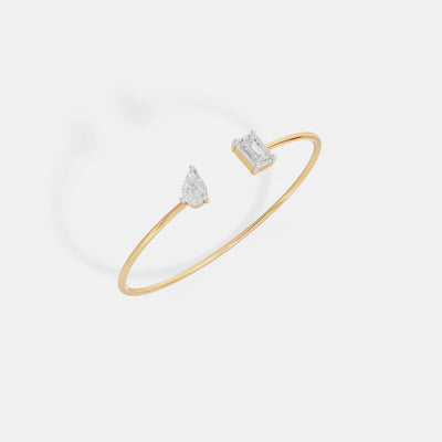 The Equilibrium Emerald & Pear Cuff