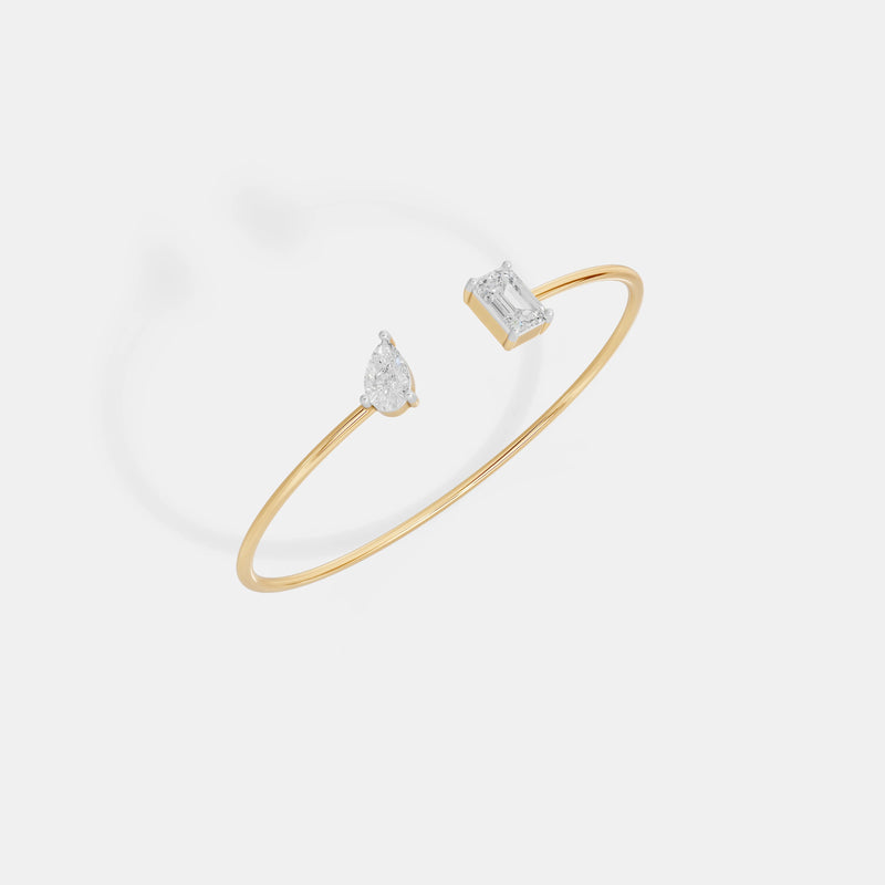 The Equilibrium Emerald & Pear Cuff