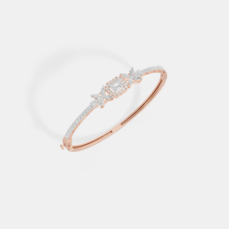 Emerald Cut Luminescence Bangle