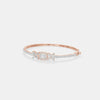 Emerald Cut Luminescence Bangle