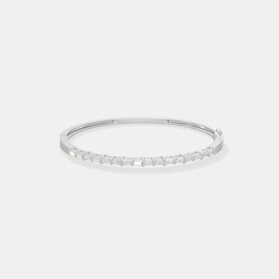 Linear Baguette Essential Bangle