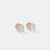 1.5 CT EACH Solitaire Studs