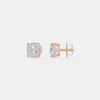 The Radiant Cut Solitaire Studs 