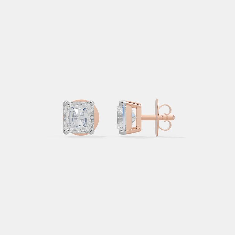 The Radiant Cut Solitaire Studs