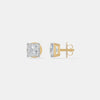 The Radiant Cut Solitaire Studs 
