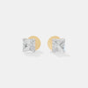 The Radiant Cut Solitaire Studs 