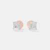 The Petite Princess Cut Studs