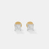 The Petite Princess Cut Studs