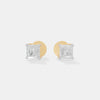 The Petite Princess Cut Studs