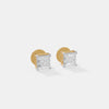 The Petite Princess Cut Studs
