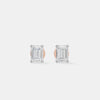 The Architectural Emerald Cut Studs