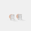 The Architectural Emerald Cut Studs