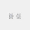 The Architectural Emerald Cut Studs